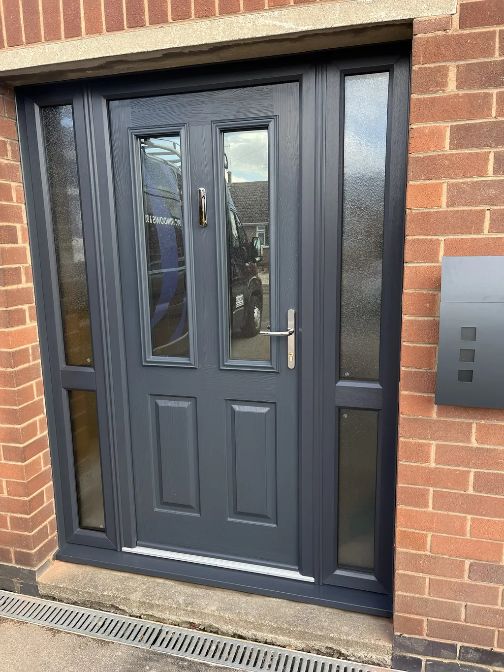 Residential replacement door fitted by Gemini Windows and Doors